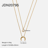 Single Zircon Double Layer Necklace – Jewelry Gift Ideas — 2