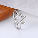 Sterling Silver Belief Hexagonal Mango Ring Ring – Birthday Gifts — 1