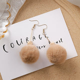 Women's Art Vintage Acrylic Plush Earrings – Gifts for Her — 16