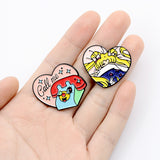 Creative Cartoon Cute Heart-shaped Girl Brooch – Jewelry Gift Ideas — 5