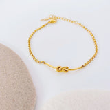 Women's Simple Knot Titanium Steel Bracelet – Jewelry Gift Ideas — 3