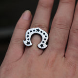 Fashion Personality Hipster Horseshoe Closed Ring – Stylish Gifts — 5