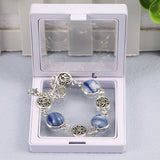 Ethnic Blue Dyed Tie-dye Bracelet Hand-stitched – Jewelry Gift Ideas — 16