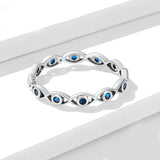 Fashion Vintage Spades Heart Zircon Silver Ring – Stylish Gifts — 5