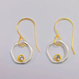 Irregular Circles Eardrops Rhinestone Sweet – Unique Gift Ideas — 2