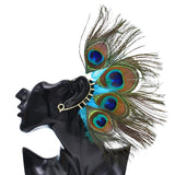 Peacock Feather Ear Hanging European And American – Thoughtful Gifts — 2