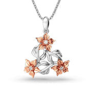 Women's Two-color Rose Gold Necklace – Jewelry Gift Ideas — 3