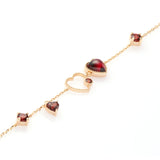 Ladies New Red Pomegranate Heart Bracelet – Jewelry Gift Ideas — 5