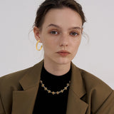 Gold Titanium Steel Chain Ear Ring Ladies – Surprise Gifts — 5