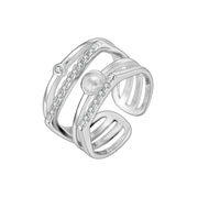 Sterling Silver Pearl Eardrop Frame Women's – Gifts for Her — 5
