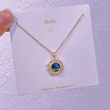 Starry Sky And Planets Modeling Titanium Steel – Jewelry Gift Ideas — 20