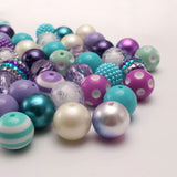 Mermaid Colored 20MM Acrylic Large Beads – Everyday Gifts — 1