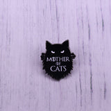 Black Cat-inspired Copper Badge Brooch – Jewelry Gift Ideas — 1