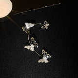 Women's Hollowed-out Diamond Butterfly Earrings – Gifts for Her — 4