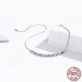Round Beads 925 Sterling Silver Fashion White Gold – Stylish Gifts — 3