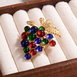 Retro Style Colorful Purple Grape Shape Brooch – Stylish Gifts — 8