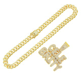Men's Cool Diamond Pendant Cuban Chain – Jewelry Gift Ideas — 6