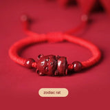 Fidelity Cinnabar Zodiac Red Rope Bracelet – Jewelry Gift Ideas — 14