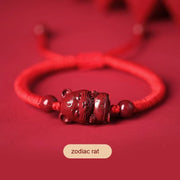 Fidelity Cinnabar Zodiac Red Rope Bracelet – Jewelry Gift Ideas — 14