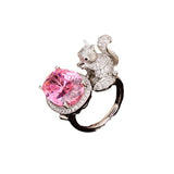 Gao Ding Design Colored Gems Women's Ring Santa Maria – Gifts for Her — 6