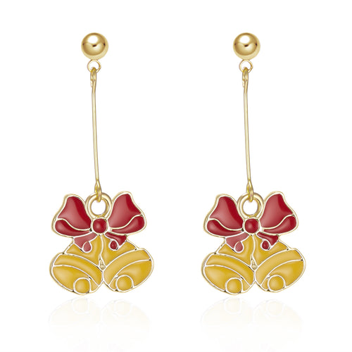 Creative Bells Rhinestone Painting Oil Christmas Stud – Creative Gifts — 2