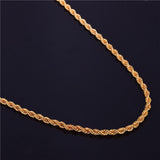 4MM Twist Rope Twist Copper Necklace – Jewelry Gift Ideas — 8