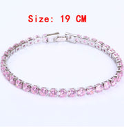 Cubic Zirconia Tennis Bracelets Iced Out Chain – Jewelry Gift Ideas — 15