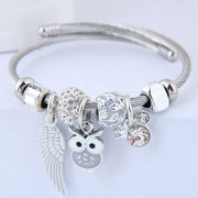 DIY Beaded Owl Angel Wings Pendant Stainless – Jewelry Gift Ideas — 7