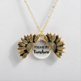 Flower-shaped Necklace Alloy Flower Sunflower – Jewelry Gift Ideas — 7