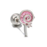 Lollipop Ice Cream Earrings 18K Real Gold Lock Ball – Thoughtful Gifts — 2