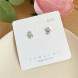 Four Mans Star Ear Studs Female Niche Design Frosty – Stylish Gifts — 2