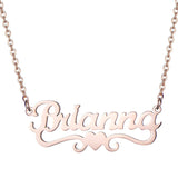 DIY Name Stainless Steel Cut Letter Necklace – Jewelry Gift Ideas — 7