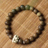 Liansheng DIY Green Sandalwood Bracelet – Jewelry Gift Ideas — 5