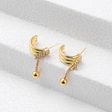 Earrings Frosted Shell Beads Solid Color – Gift Ideas — 3
