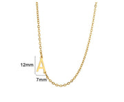 Women's 26 Initial Letter Necklace Simple – Jewelry Gift Ideas — 4