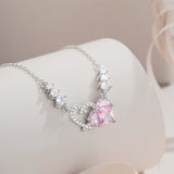 Sterling Silver Sweet Girl Series Dating Necklace – Jewelry Gift Ideas — 3