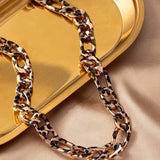 Fashion Necklace Leopard Print Short Thick Chain – Jewelry Gift Ideas — 5