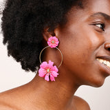 Flower Earrings Holiday Travel Ring Sweet Personality – Outdoor Gifts — 1