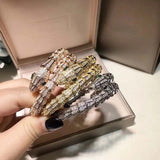 Brass Gold Plated Micro Set Diamond Bracelet Ring – Jewelry Gift Ideas — 6