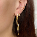 Silver Needle Chain Tassel Design Micro-inlaid – Holiday Gift Ideas — 2