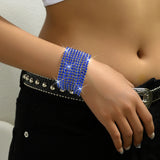 Women's Diamond Elastic Bracelet Wrist Ring Gems – Jewelry Gift Ideas — 1