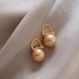 Round Face Slim Pearl Tassel Earrings – Everyday Gifts — 4
