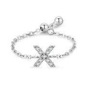 Letter Chain Ring Female Fashion Niche Design Love – Stylish Gifts — 10
