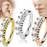 Single Row Zircon Nose Ring Earrings Versatile – Meaningful Gifts — 1