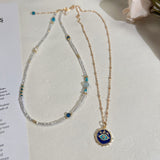 Two Stacked Necklaces With Natural Crystals – Jewelry Gift Ideas — 5