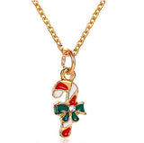 Christmas Snowflake Cane Drip Oil Necklace – Jewelry Gift Ideas — 10