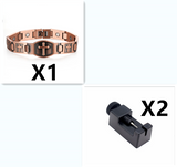 Red Copper Magnetic Cross Bracelet – Jewelry Gift Ideas — 18