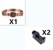 Red Copper Magnetic Cross Bracelet – Jewelry Gift Ideas — 18