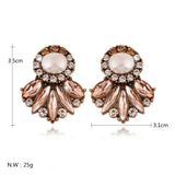 Women's Crystal Alloy Vintage Earrings Stud – Gifts for Her — 5