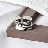Ring Female Fashion Simple Wide Face Smooth Ring – Stylish Gifts — 5